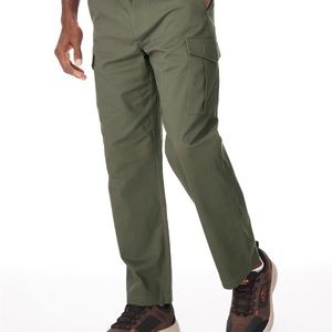 Men’s JOHN BLAIR stretch waist cargo pants NWT Sage green size 38S